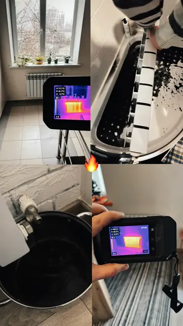 Verificarea unui calorifer cu camera termică